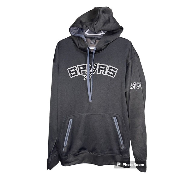 NBA Other - NBA San Antonio Spurs Mens Charcoal Pullover Graphic Hoodie size XL